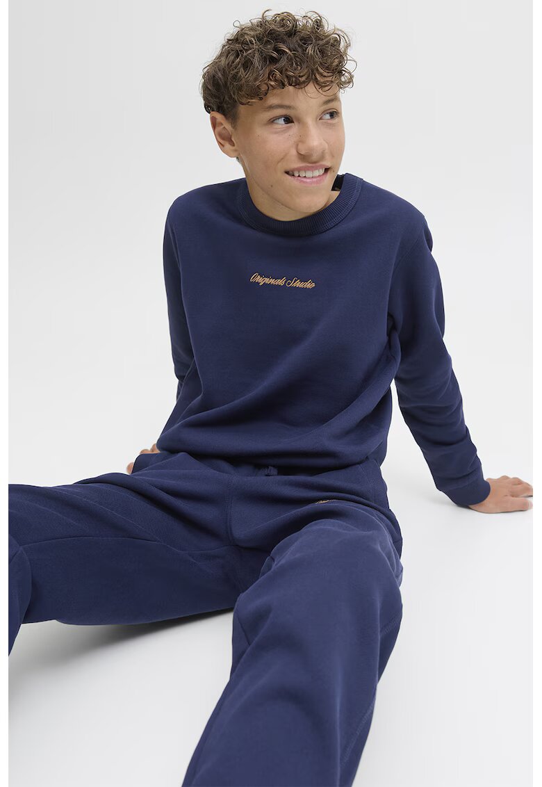 Jack  Jones Bluza de trening din amestec de bumbac organic - Bleumarin