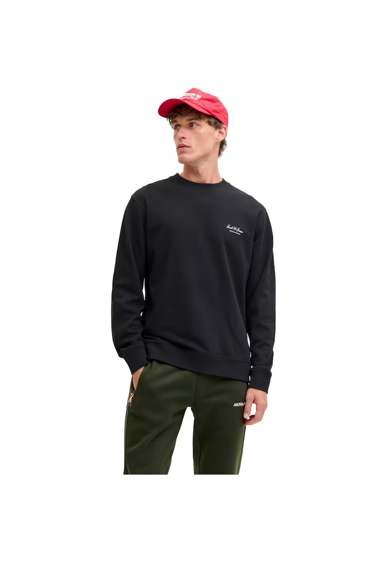 Jack & Jones Bluza JACK &JONES Archive Graphic Crew 53567 - Negru