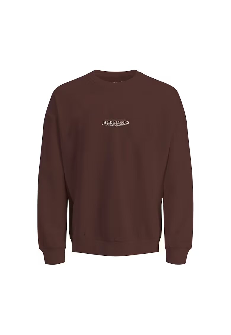 Jack & Jones Bluza JACK &JONES Bleecker Aop Box Crew JNR 52349 - Maro