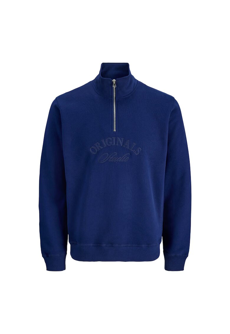 Jack & Jones Bluza JACK &JONES Bleeker Branding HN HZ PLS 52296 - Albastru
