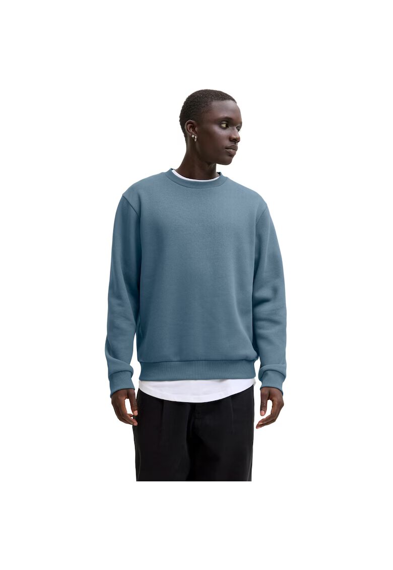 Jack & Jones Bluza JACK &JONES Bradley Crew 53410 - Albastru deschis
