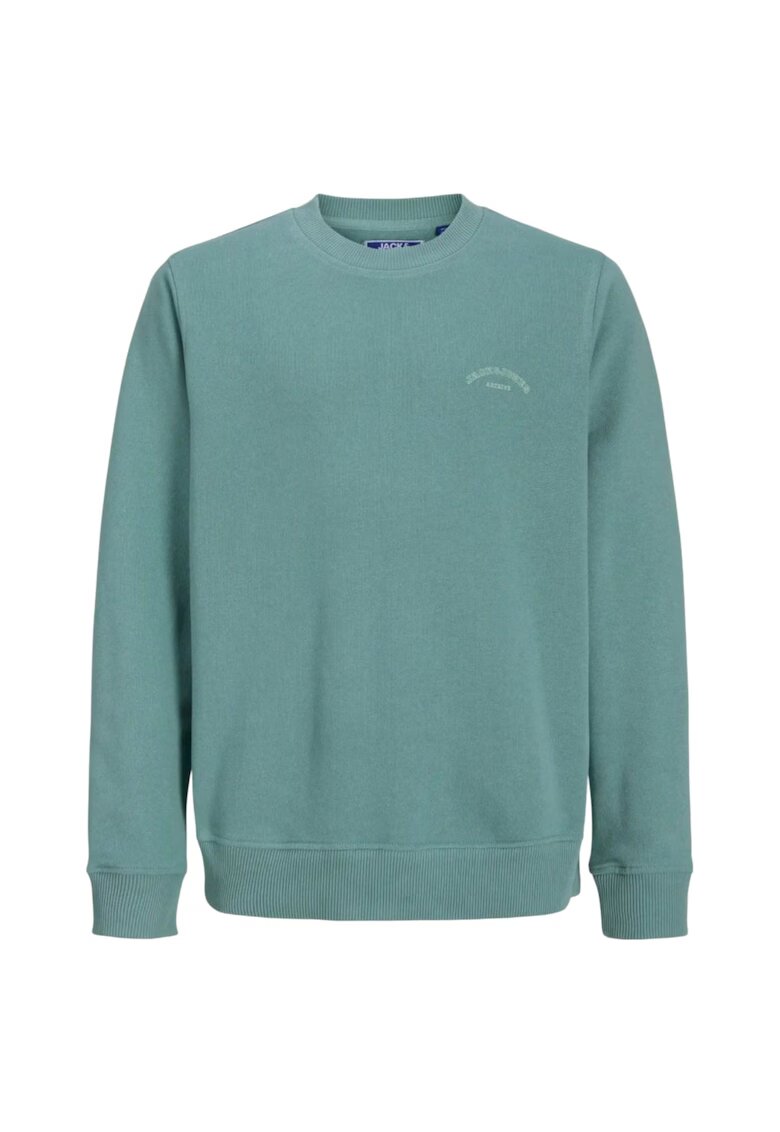 Jack & Jones Bluza JACK &JONES College Logo Crew JNR 53505 - Verde