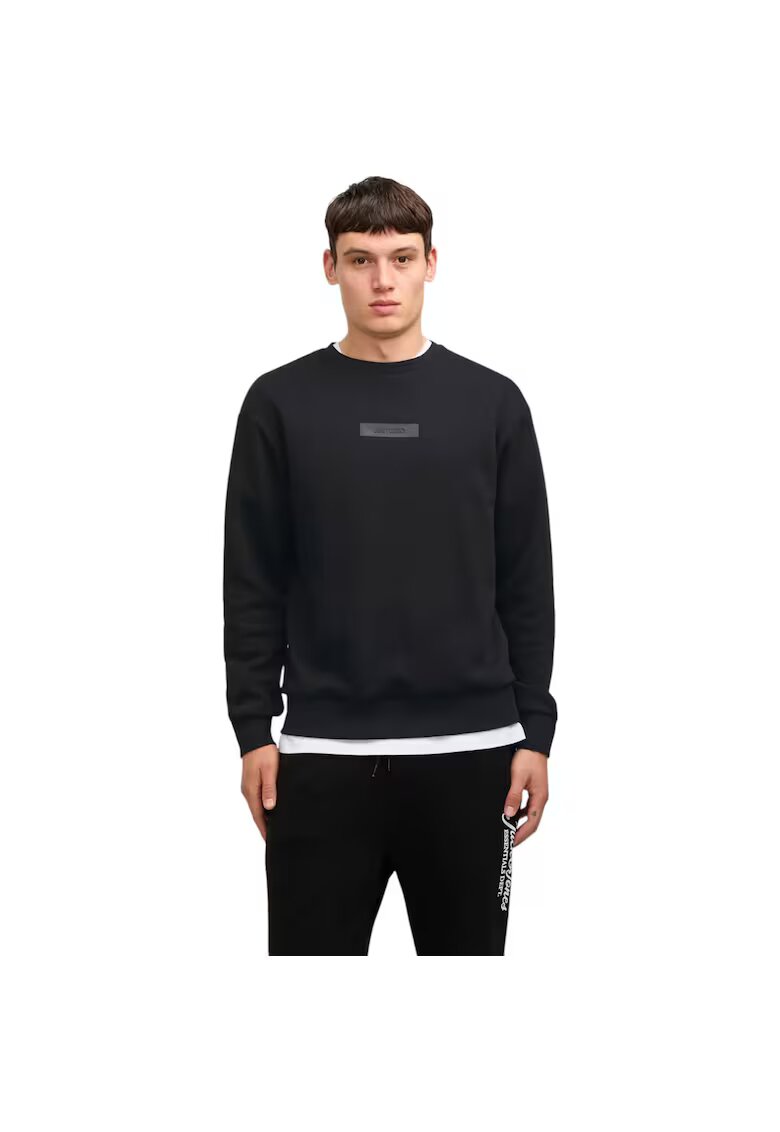 Jack & Jones Bluza JACK &JONES Taka Crew 38517 - Negru