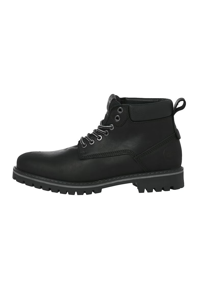 Jack  Jones Bocanci de piele nabuc - Gri antracit