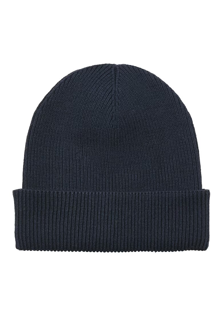 Jack & Jones Caciula elastica de bumbac - Albastru ultramarin