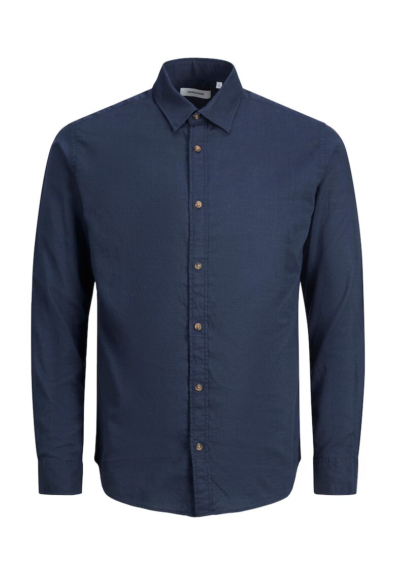 Jack  Jones Camasa barbati - Bumbac - Albastru marin2