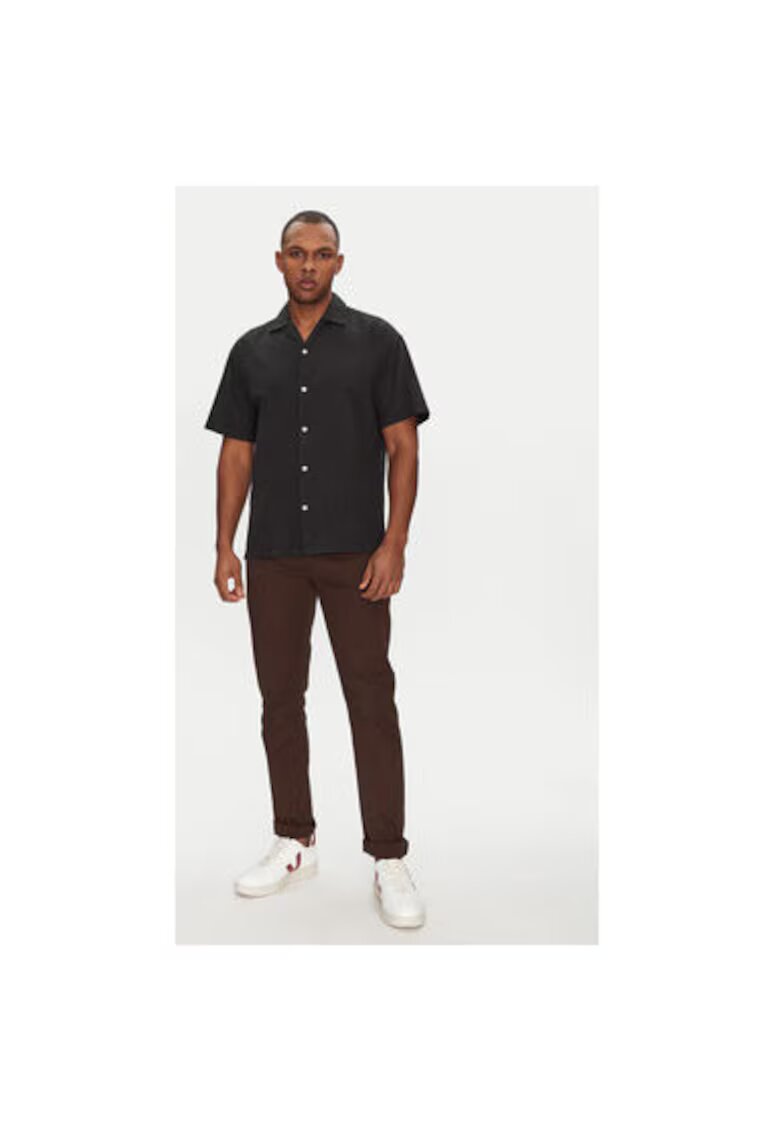 Jack  Jones Camasa barbati Jack Jones - 12268967 - Bumbac/In - Negru - Negru