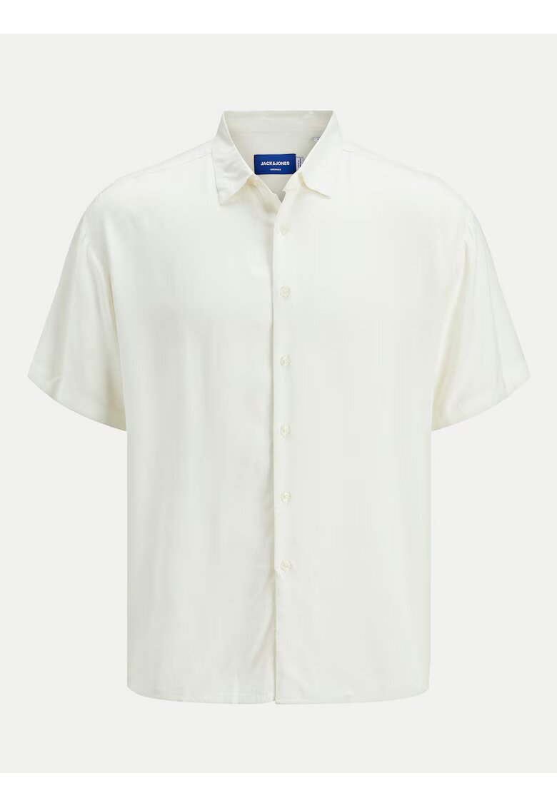 Jack  Jones Camasa barbati Jack Jones - 12271078 - Viscoza - Alb - Alb
