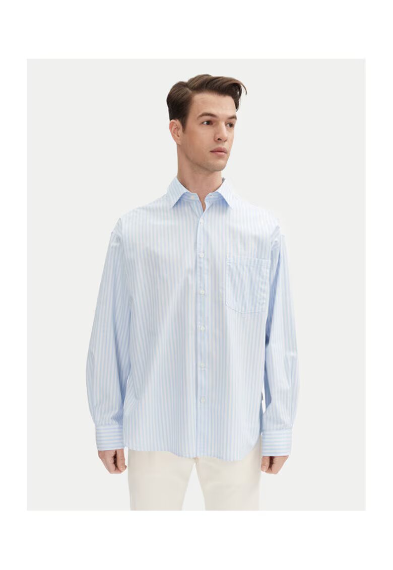 Jack  Jones Camasa barbati Jack Jones - 12271085 - Bumbac - Albastru deschis - Albastru deschis