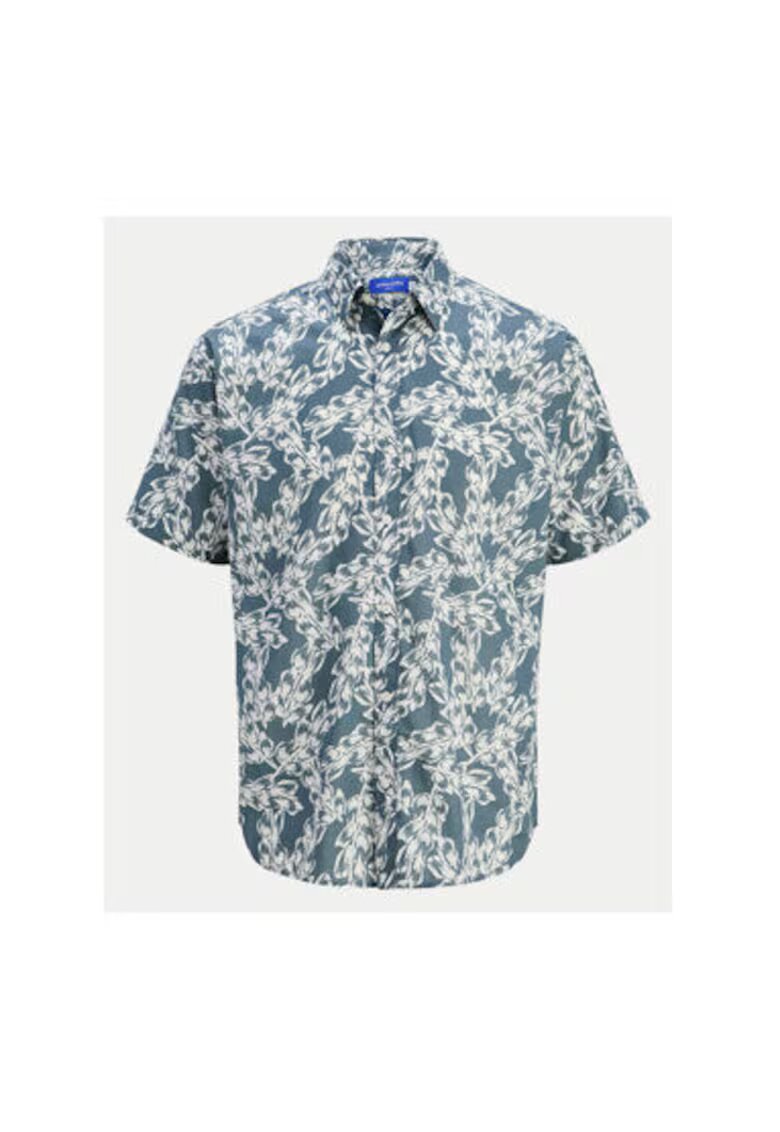 Jack  Jones Camasa barbati Jack Jones - 12271089 - Bumbac - Albastru - Albastru