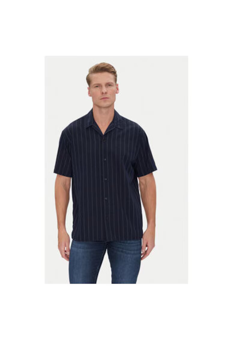 Jack  Jones Camasa barbati Jack Jones - 12271099 - Bumbac/Poliester - Bleumarin - Bleumarin
