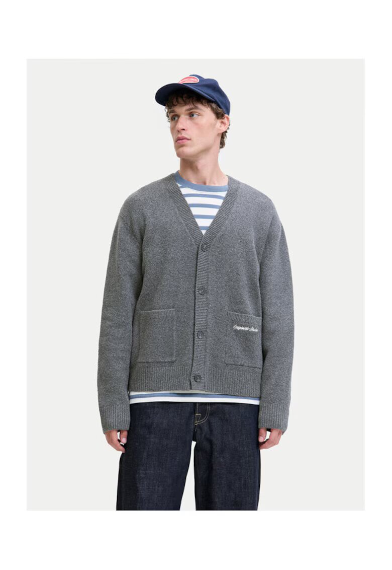 Jack & Jones Cardigan barbatesc Jack Jones - gri