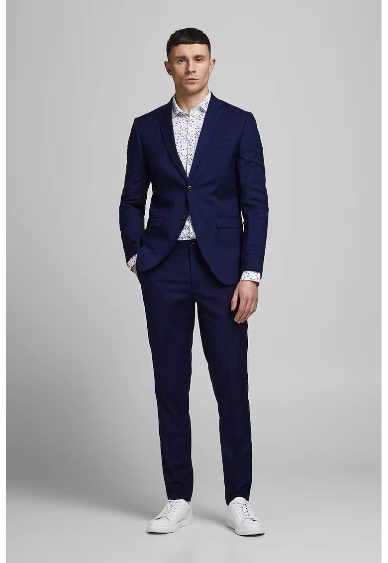 Jack  Jones Costum elegant super slim fit Franco - Albastru indigo