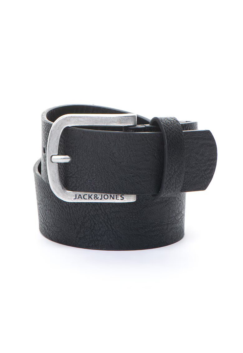 Jack  Jones Curea de piele cu logo in relief