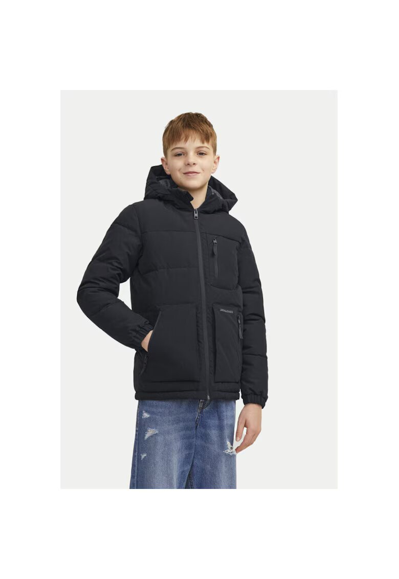 Jack  Jones Geaca baieti - 304388637 - Poliester reciclat - Negru - Negru