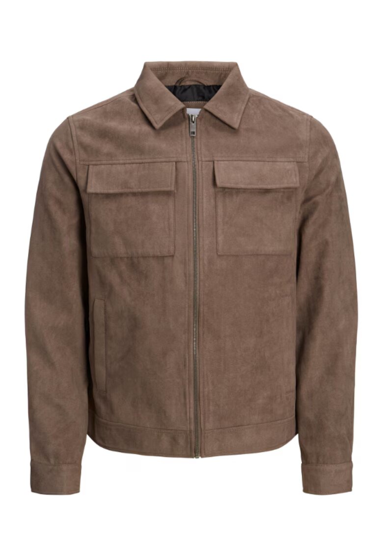 Jack  Jones Geaca barbati - 300892190 - Piele Ecologica - Maro