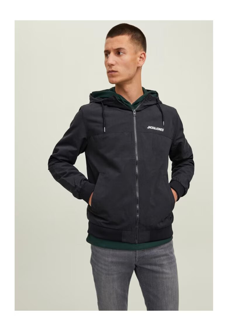 Jack  Jones Geaca barbati - 3144 - Poliester - Negru
