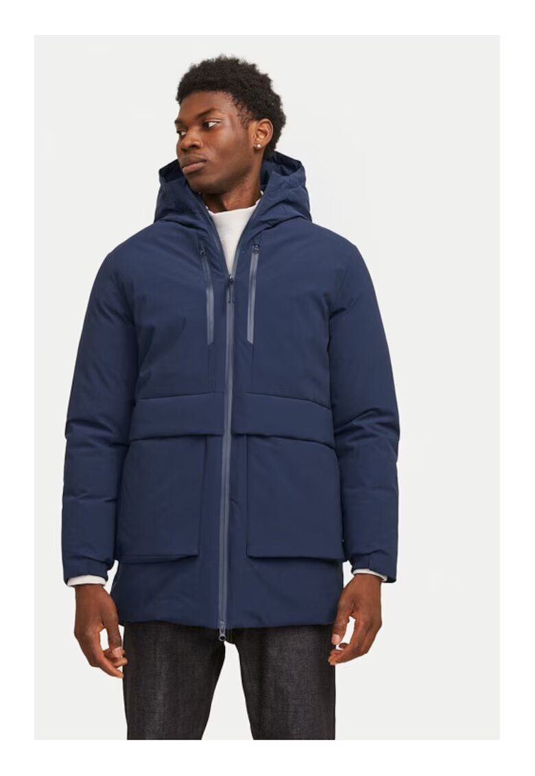 Jack  Jones Geaca barbati - Charlie 12267141 - Bleumarin - Poliester