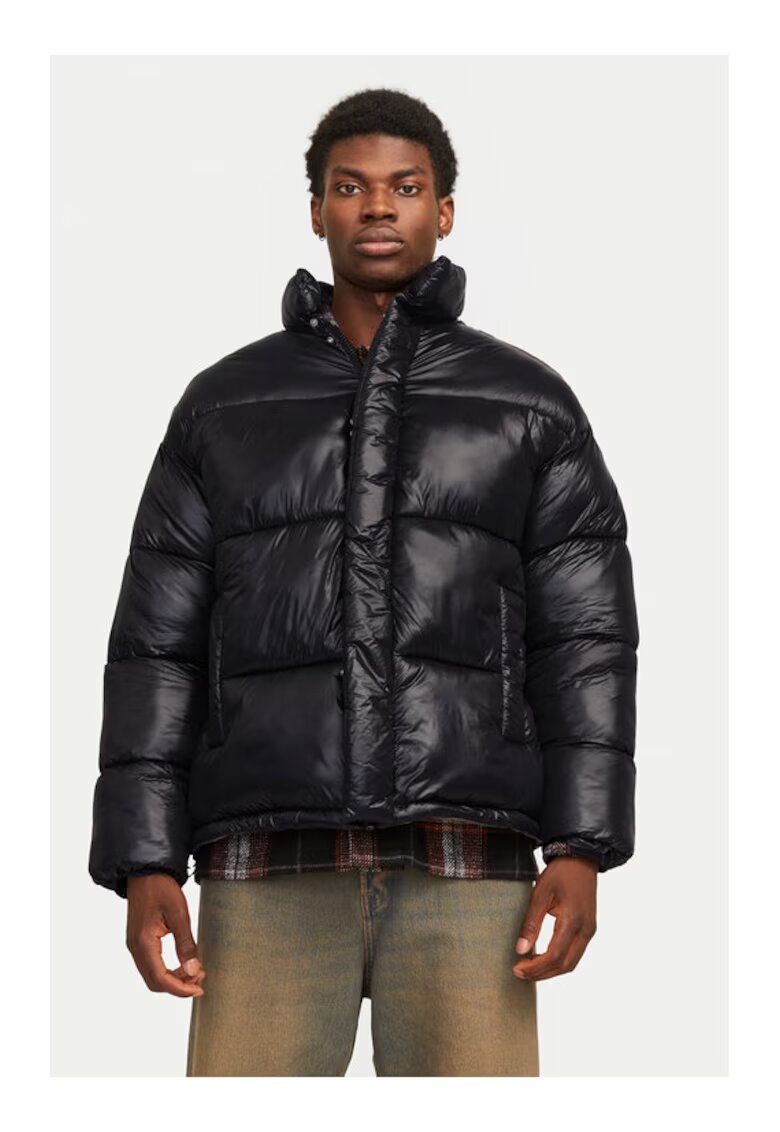 Jack  Jones Geaca barbati - Greenpoint 12267062 - Negru - Nylon
