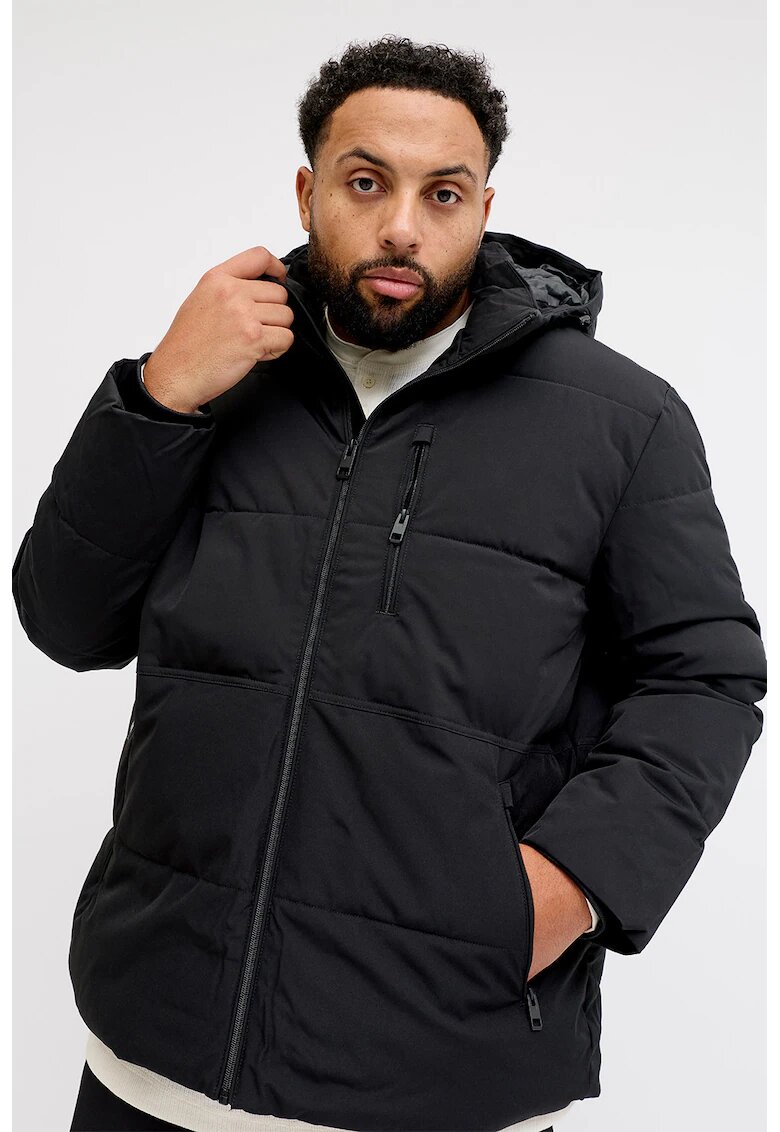 Jack & Jones Geaca cu guler inalt - Negru