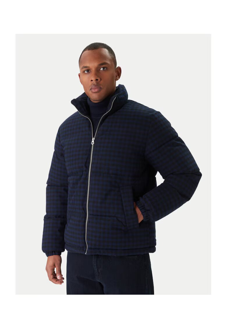 Jack & Jones Geaca de iarna barbati bleumarin - fabricata din materiale de calitate