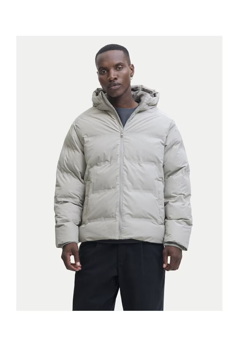 Jack & Jones Geaca de iarna barbati - Jack Jones - gri - 100% poliester - Gri