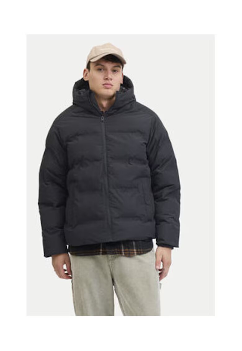 Jack & Jones Geaca de iarna barbati - Jack Jones - neagra - 100% poliester -