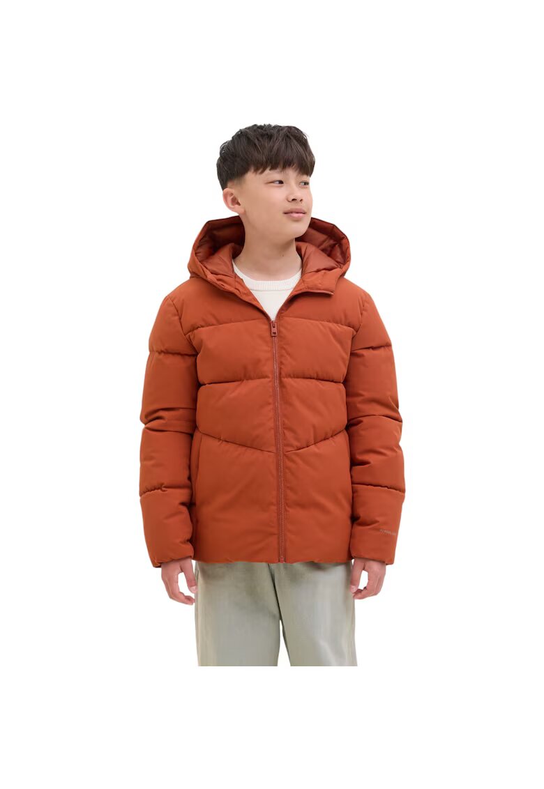 Jack  Jones Geaca JACK &JONES Global Puffer JNR 50068 - Rosu
