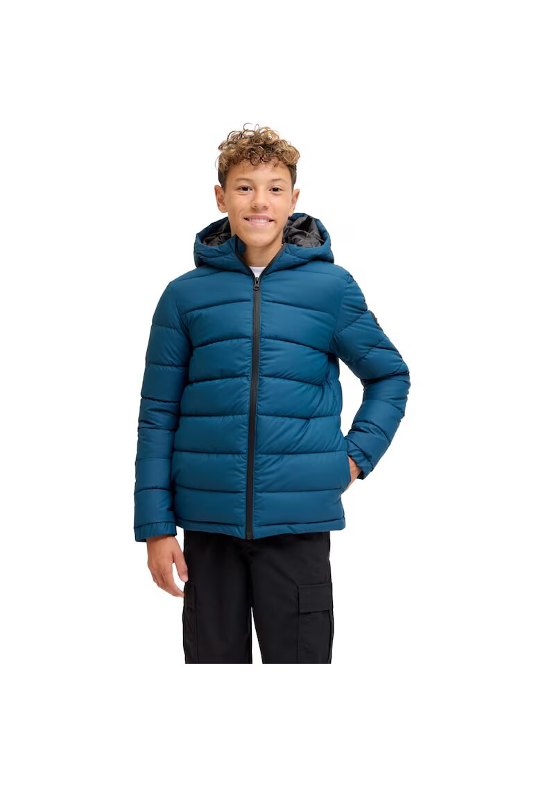 Jack & Jones Geaca JACK &JONES Point Pu Puffer Bf JNR 52928 - Albastru