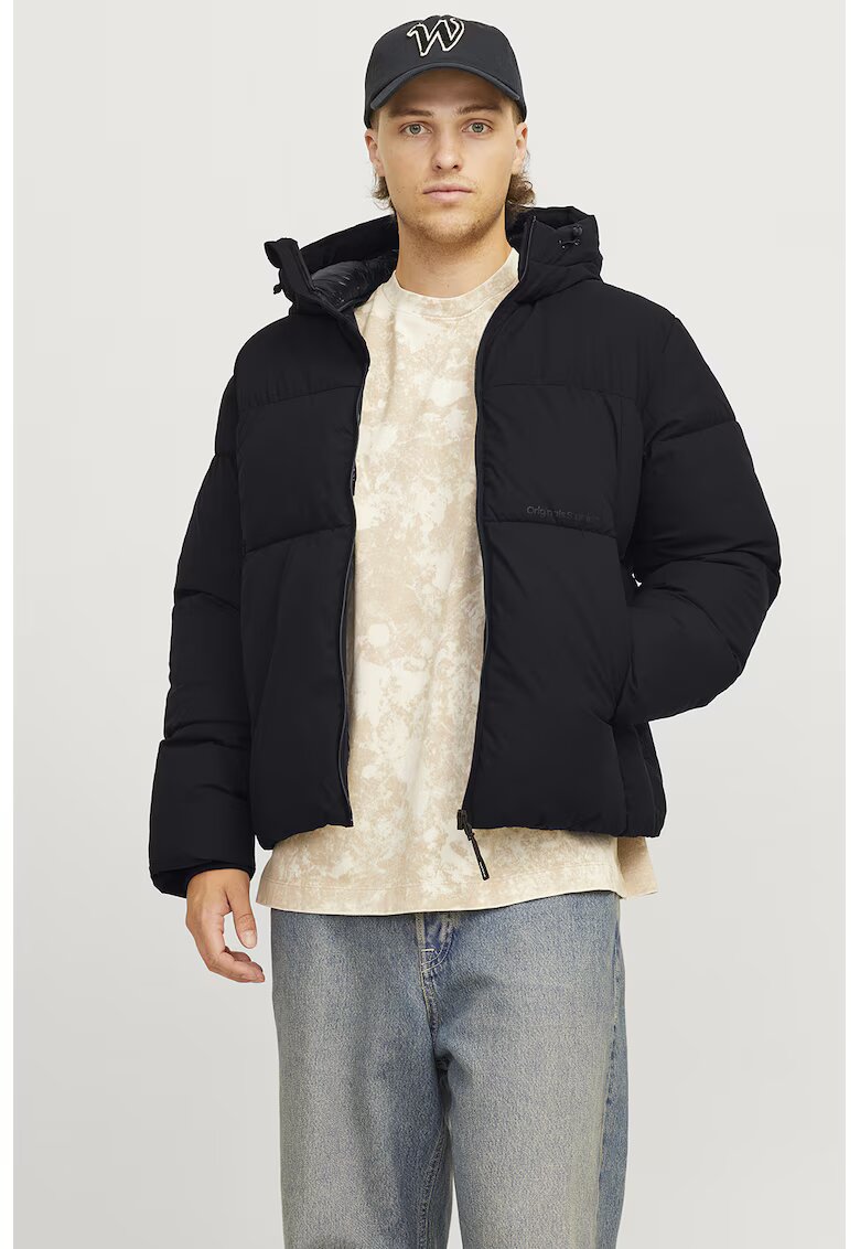 Jack  Jones Geaca rezistenta la vant cu gluga - Negru