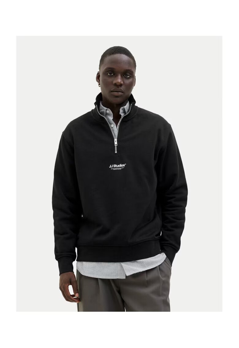Jack & Jones Hanorac barbati negru - bumbac