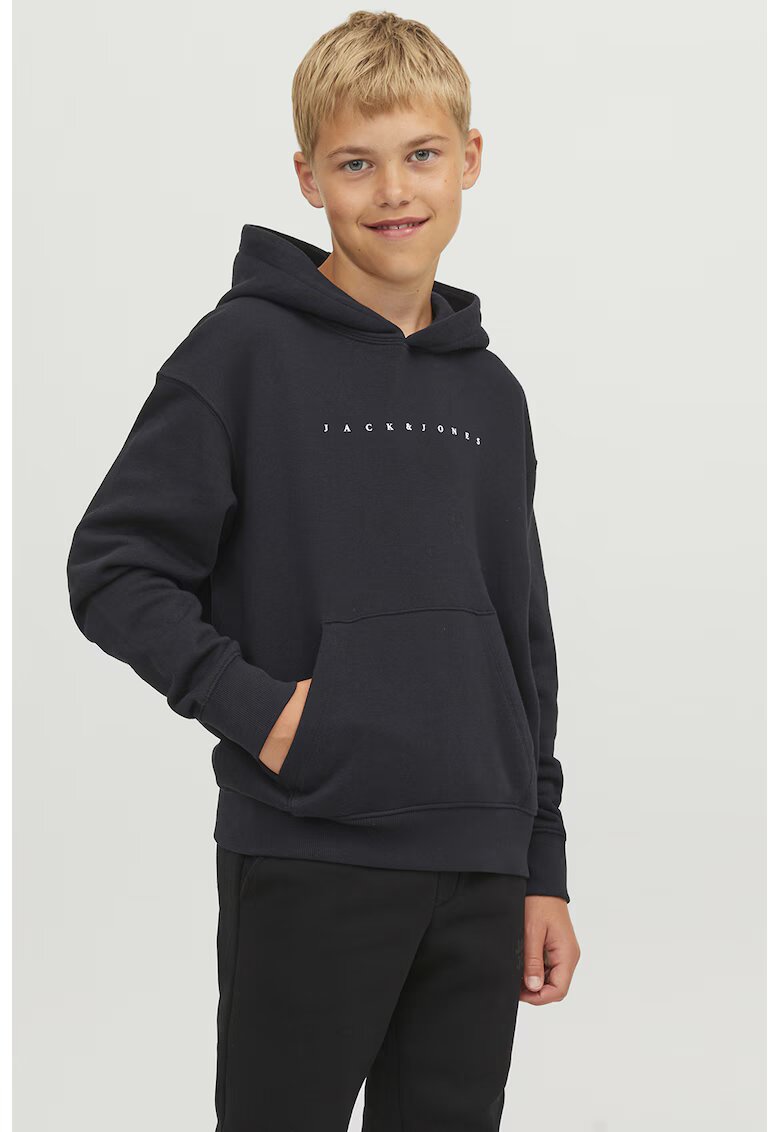 Jack  Jones Hanorac cu detaliu logo - Negru