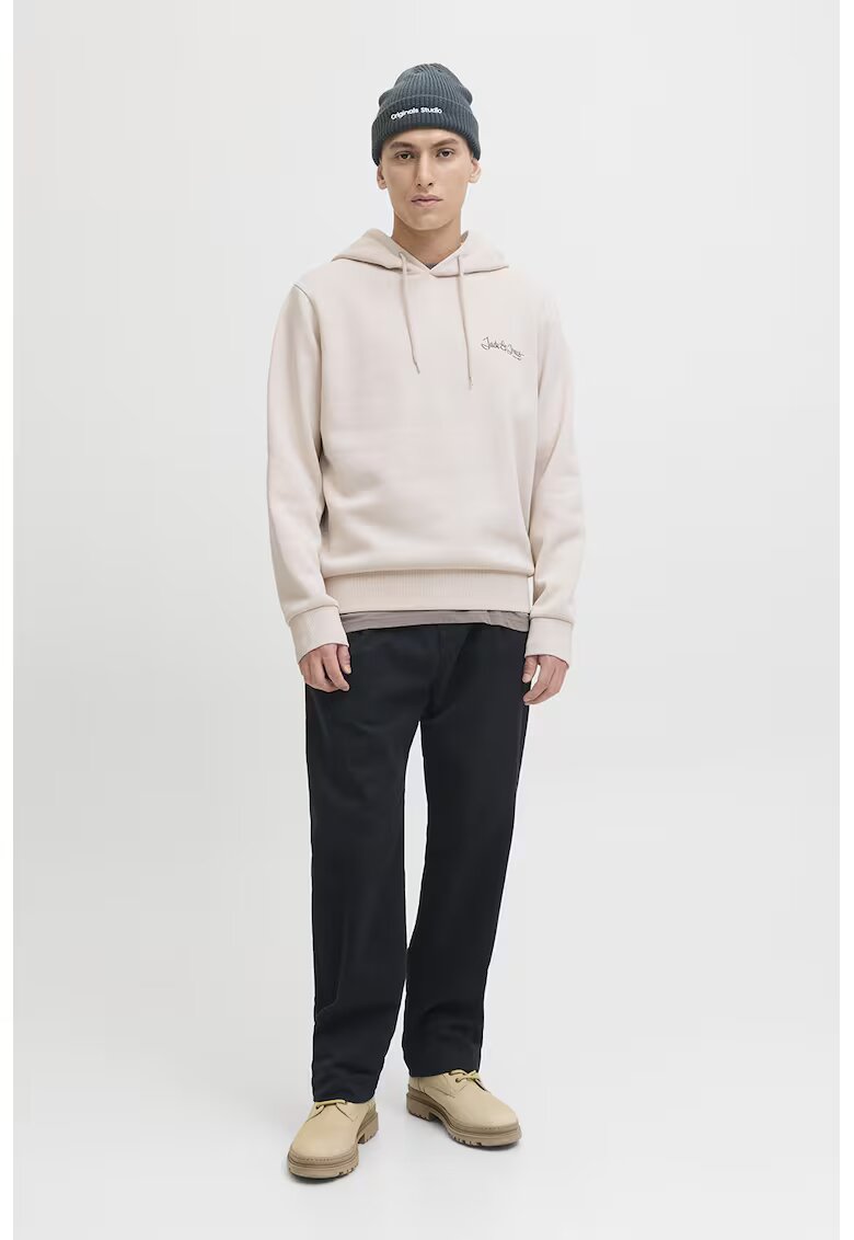 Jack & Jones Hanorac din amestec de bumbac - Roz pastel