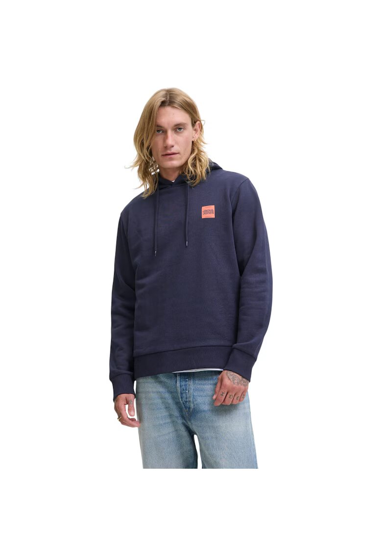 Jack  Jones Hanorac JACK &JONES Brandy Sweat Hood 48761 - Albastru inchis