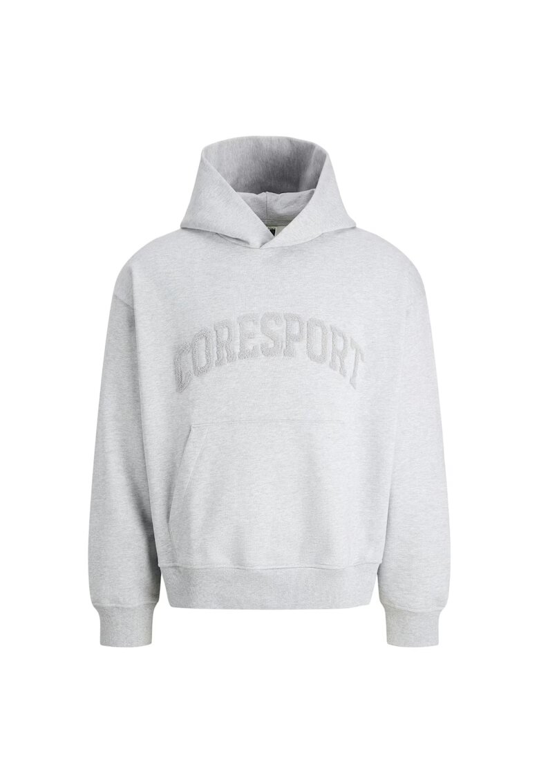 Jack & Jones Hanorac JACK &JONES Cover Clean Application Hood 50493 - Gri deschis