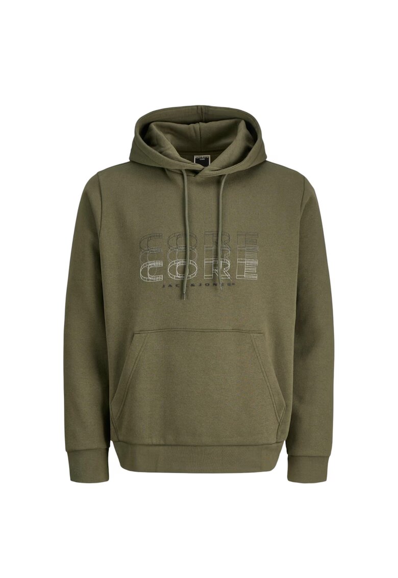 Jack  Jones Hanorac JACK &JONES Fusion Branding Hood 49165 - Kaki