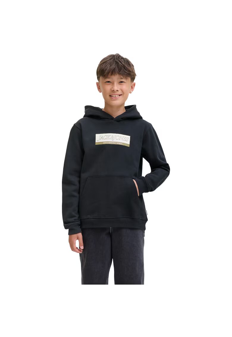 Jack  Jones Hanorac JACK &JONES Inwood Block Branding JNR 50124 - Negru
