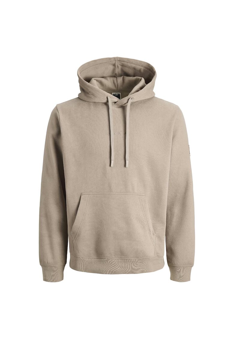 Jack & Jones Hanorac JACK &JONES Point Badge Hood Bf 52843 - Maro deschis