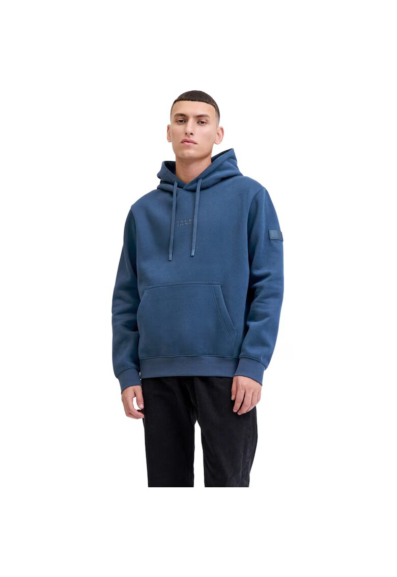 Jack & Jones Hanorac JACK &JONES Point Badge Hood Bf 52858 - Albastru