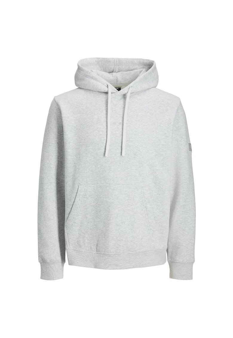 Jack & Jones Hanorac JACK &JONES Point Badge Hood Bf 52863 - Alb