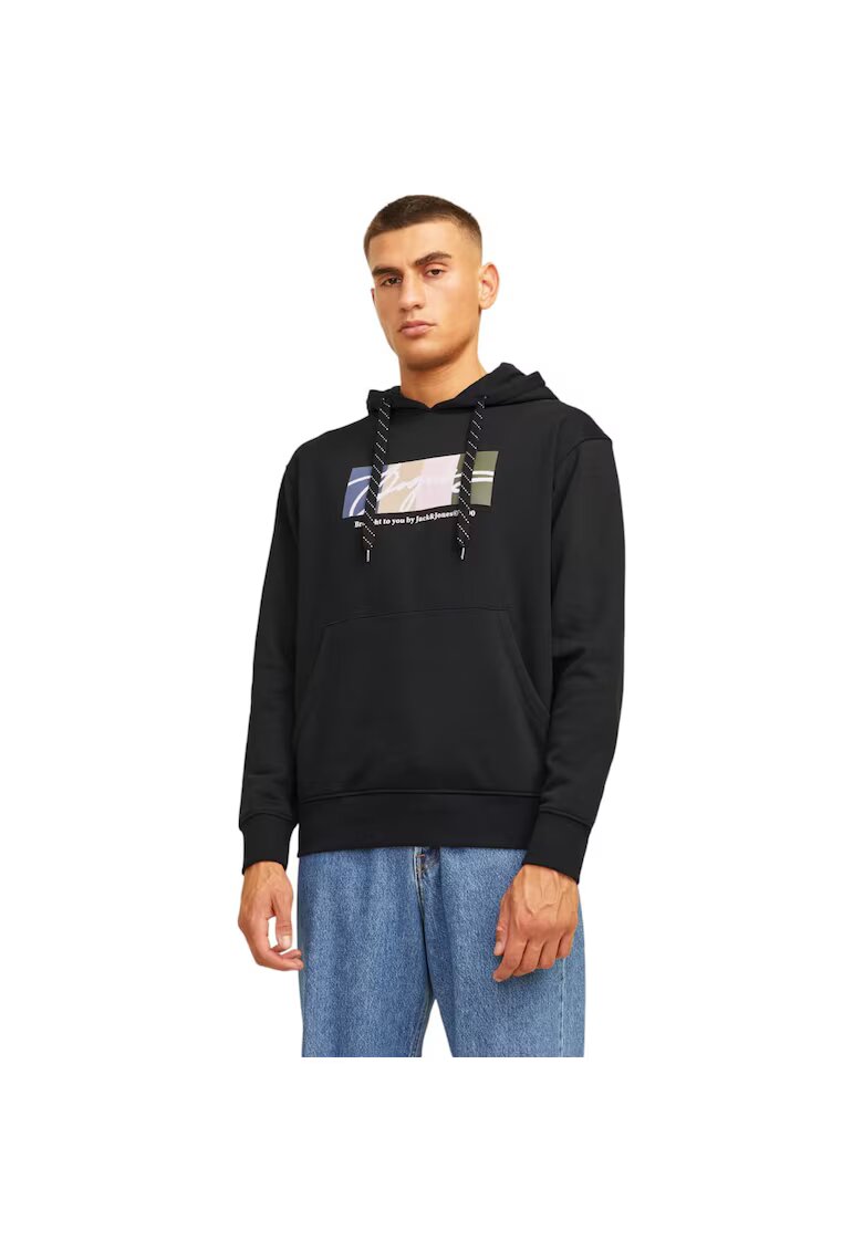 Jack & Jones Hanorac JACK &JONES Portland Block 37156 - Negru