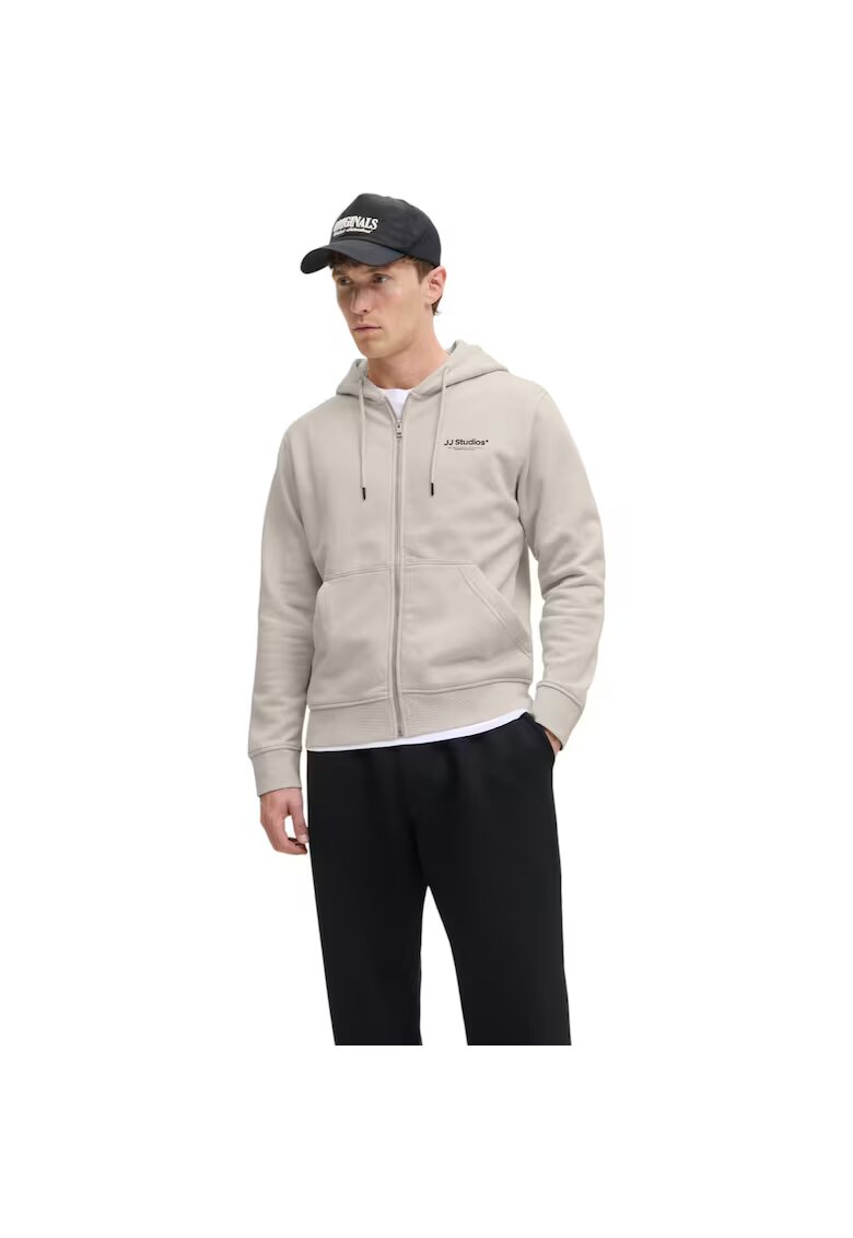 Jack  Jones Hanorac JACK &JONES Soho Hood Zip 48738 - Bej