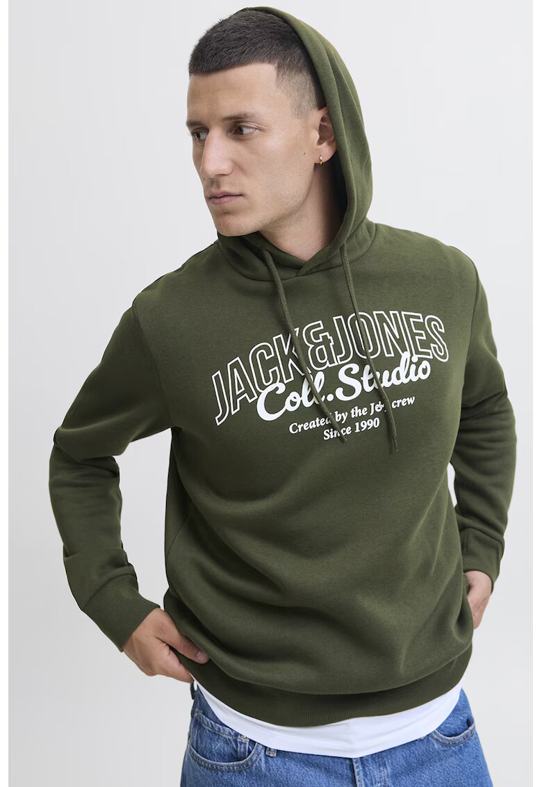 Jack & Jones Hanorac regular-fit Makoto - Verde inchis