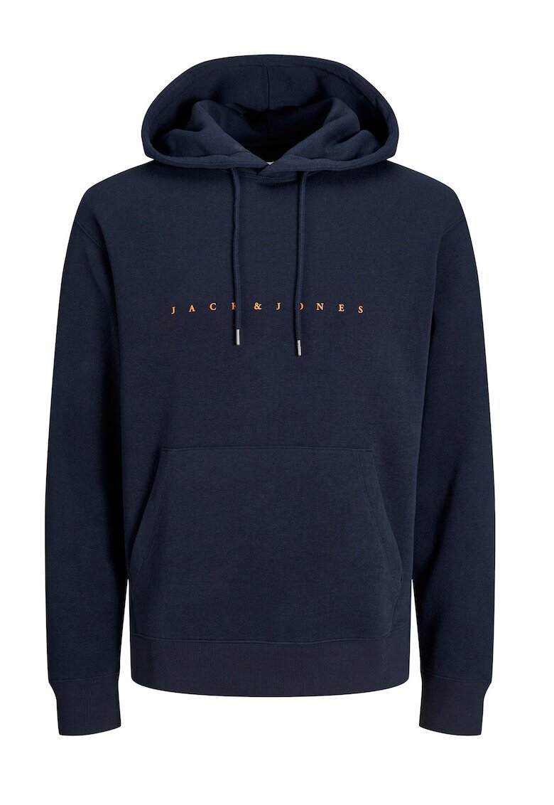 Jack & Jones Hanorac Star - Bumbac/Poliester - Bleumarin - Bleumarin