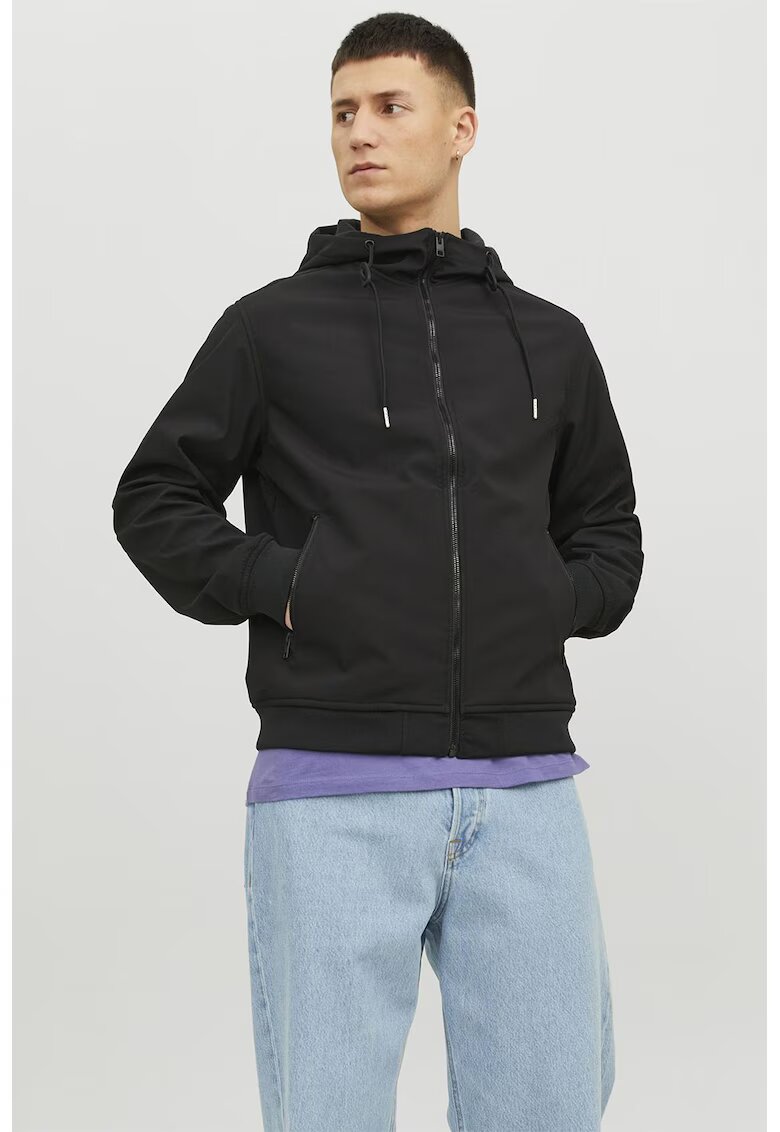 Jack & Jones Jacheta cu gluga si fermoar
