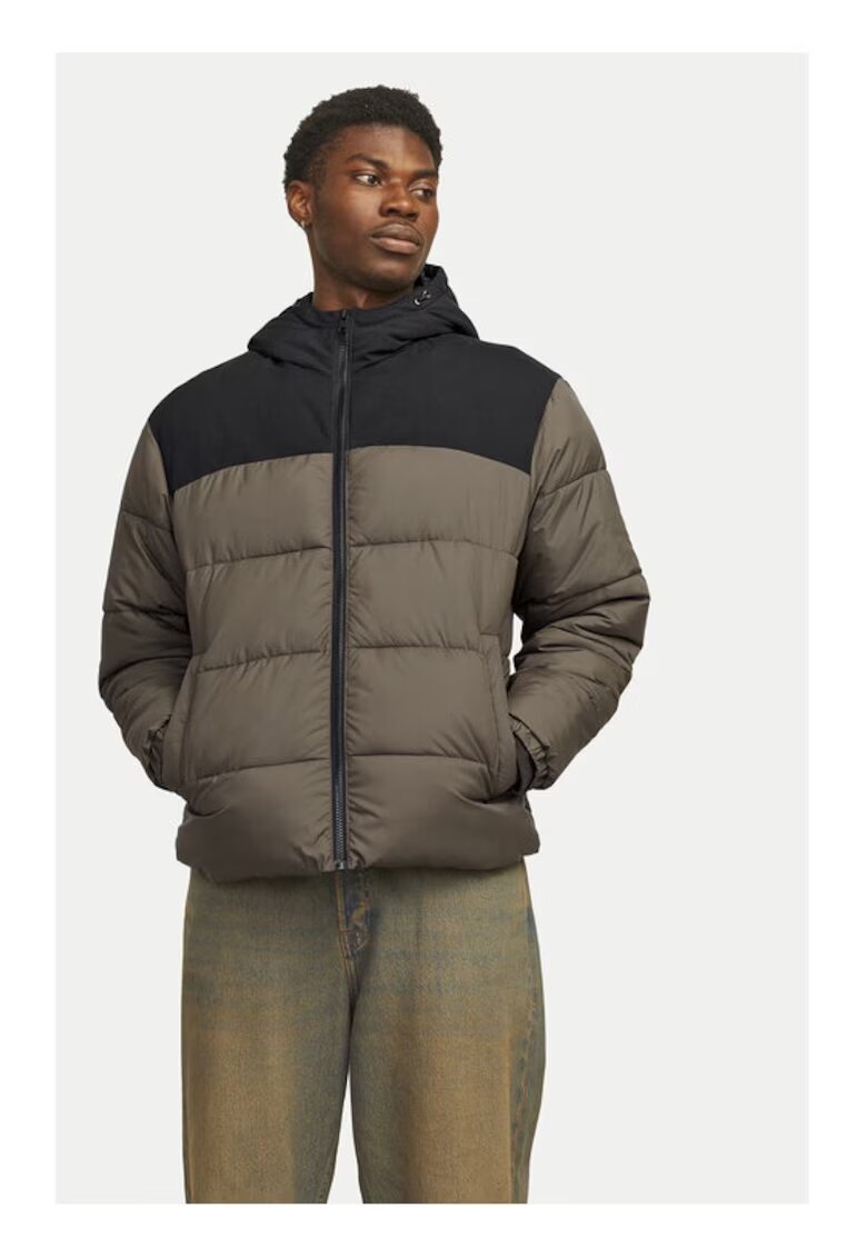 Jack  Jones Jack&Jones Geaca din puf Moon 12256882 Maro Regular Fit - Poliester