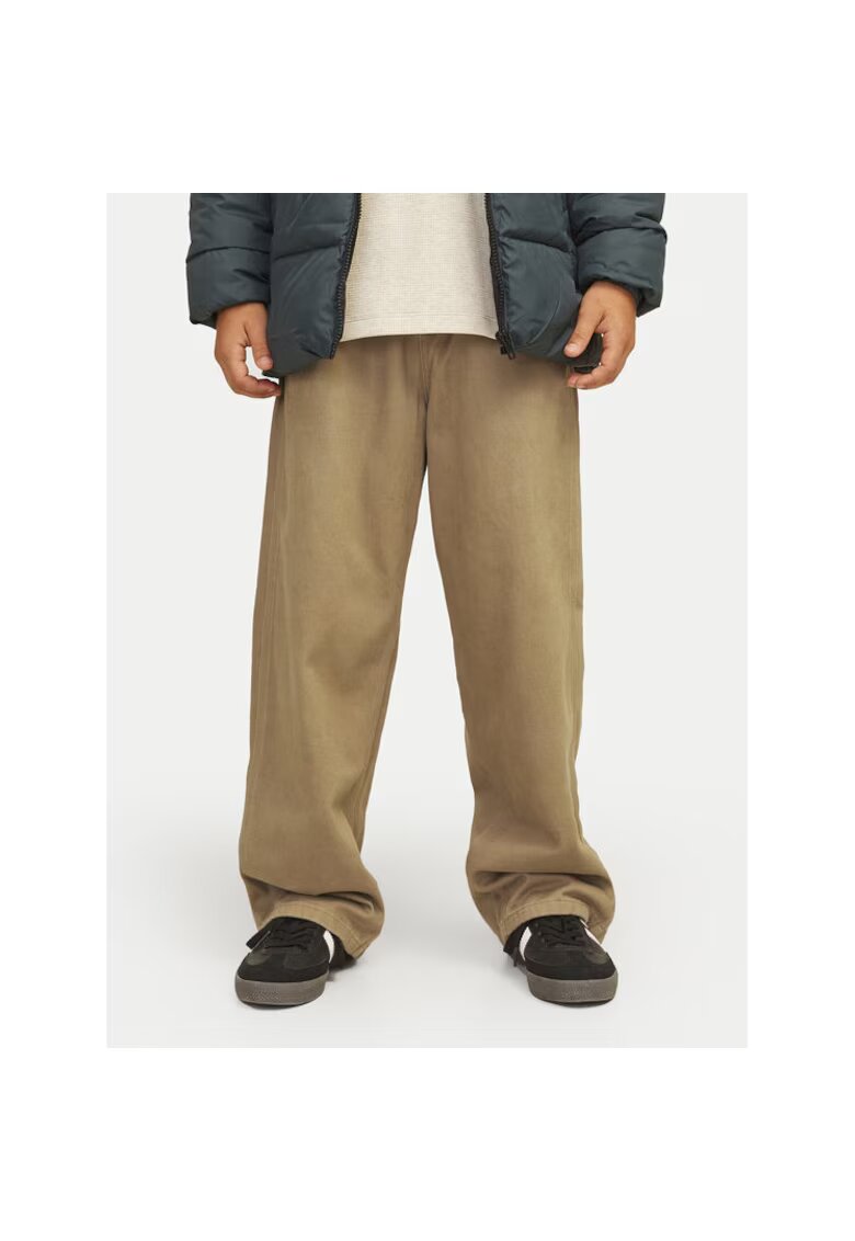 Jack  Jones Jack&Jones Junior Pantaloni din material Alex 12262926 Maro Loose Fit - Bumbac