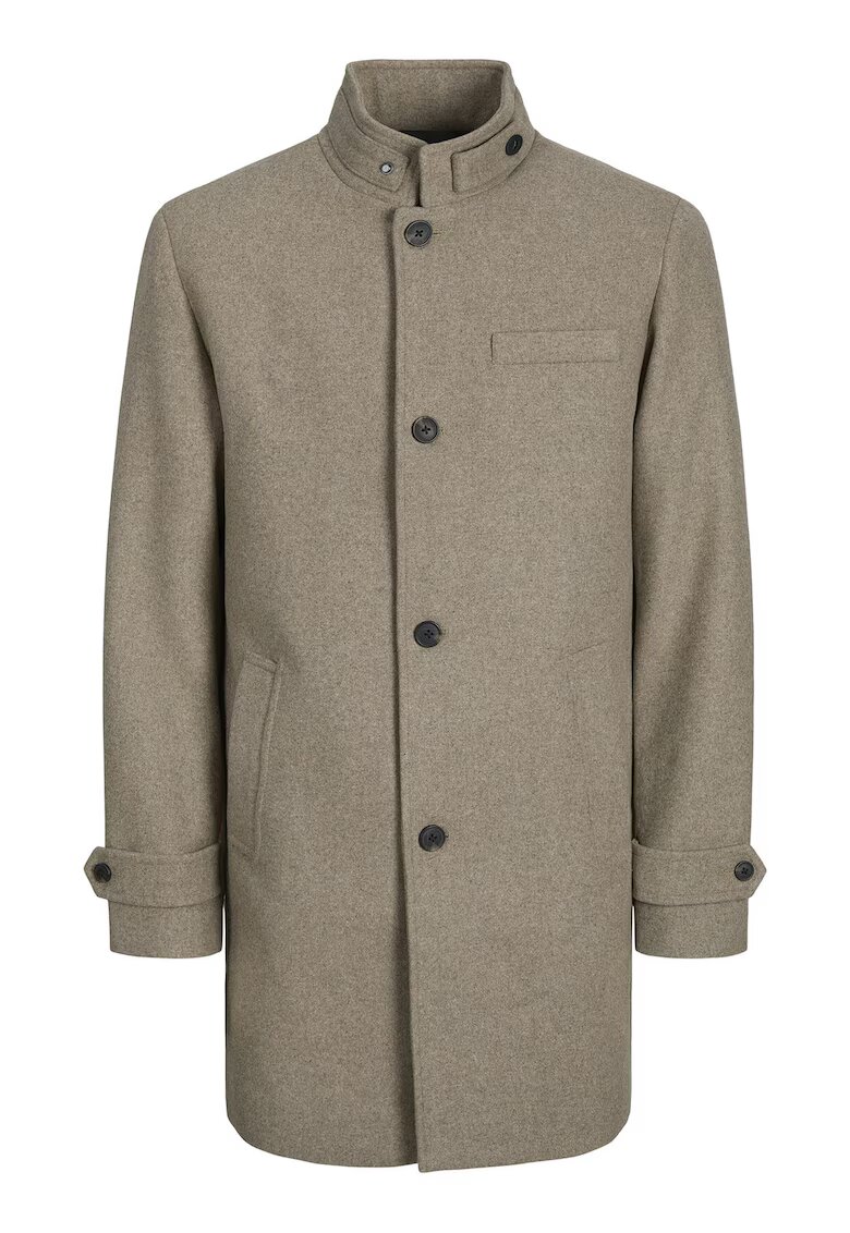 Jack & Jones Palton pentru barbati - bej - lana