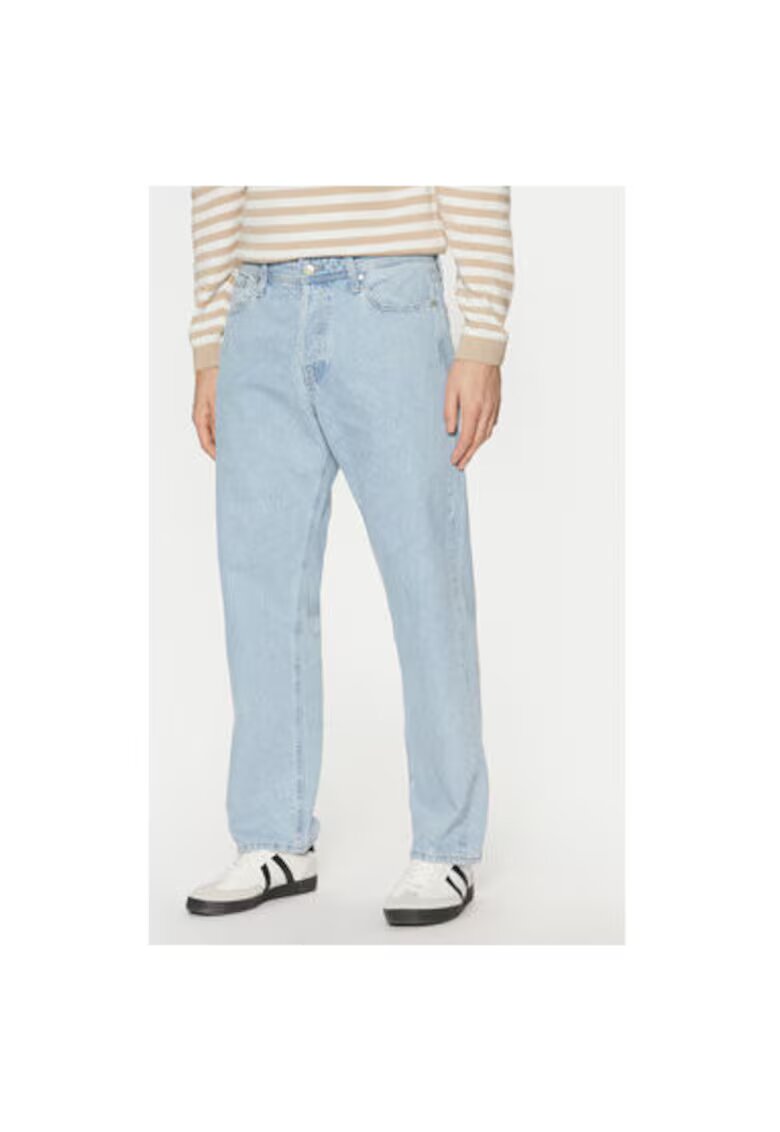 Jack  Jones Pantaloni barbati Jack Jones - 12252646 - Bumbac - W33-L30 US - Albastru