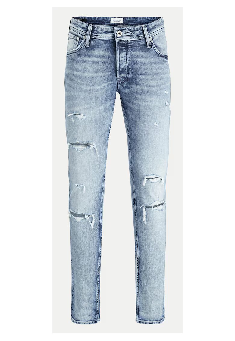 Jack  Jones Pantaloni barbati Jack Jones - 12261699 - Bumbac/Bumbac - Albastru - Albastru